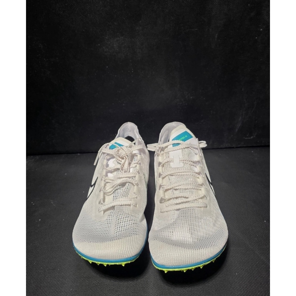 Nike Zoom Mamba 6 white Bright Spruce DR2733-102 Track Cleats Men’s 7.5 Womens 9 - Picture 4 of 5